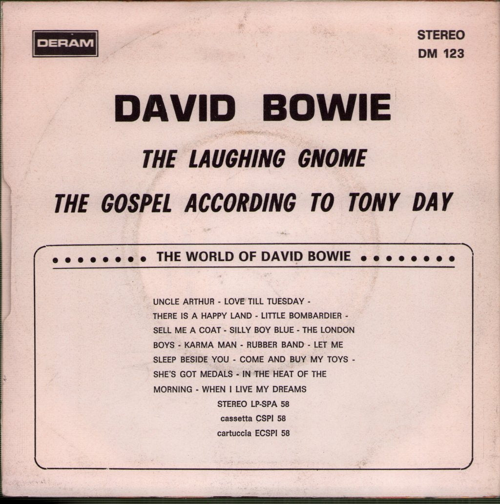 David Bowie - Laughing Gnome - 7 Inch