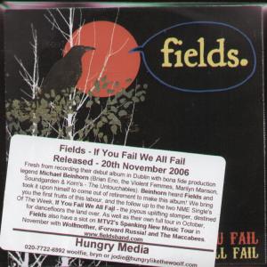 Fields (Indie Group) - If You Fail We All Fail - Cdr