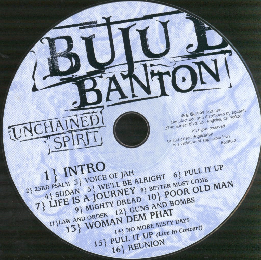 Buju Banton - Unchained Spirit - Cd