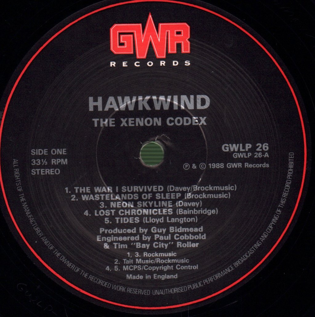 Hawkwind - Xenon Codex - Lp