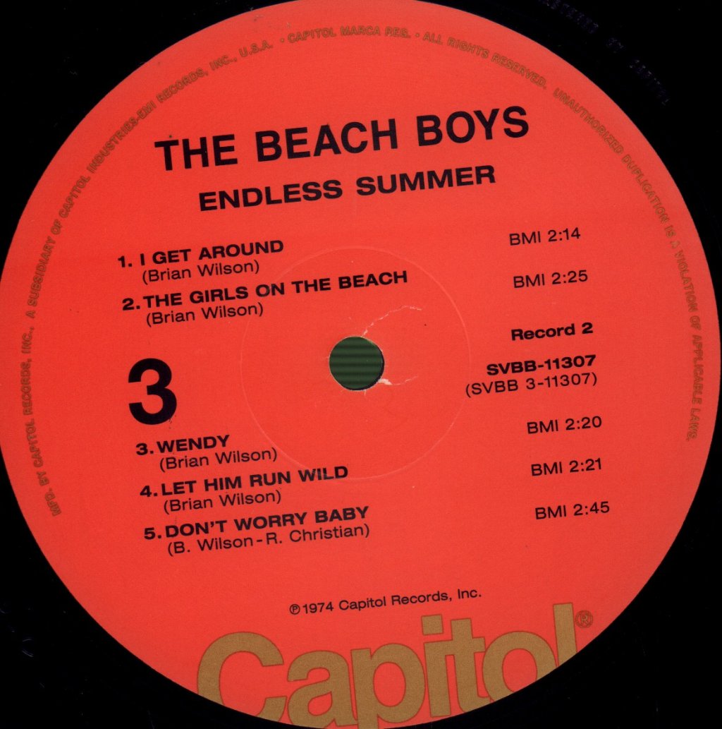 Beach Boys - Endless Summer - Double Lp