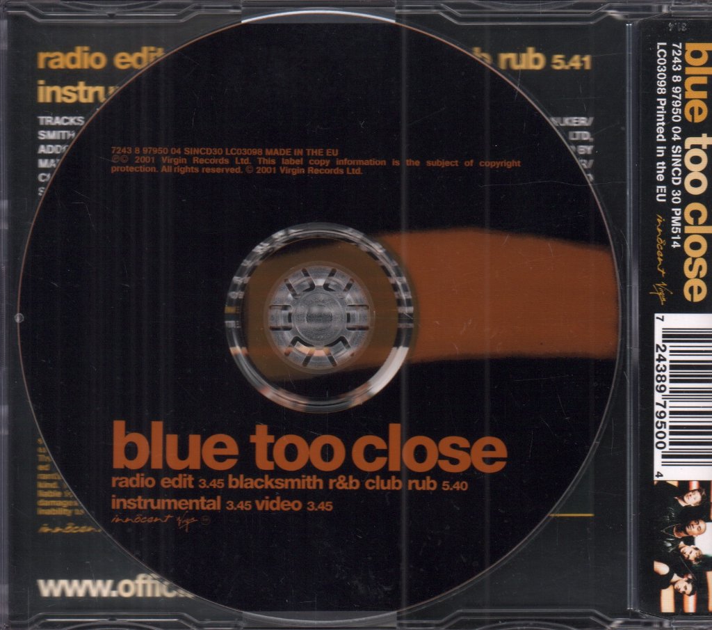 Blue (Boyband) - Too Close - Cd