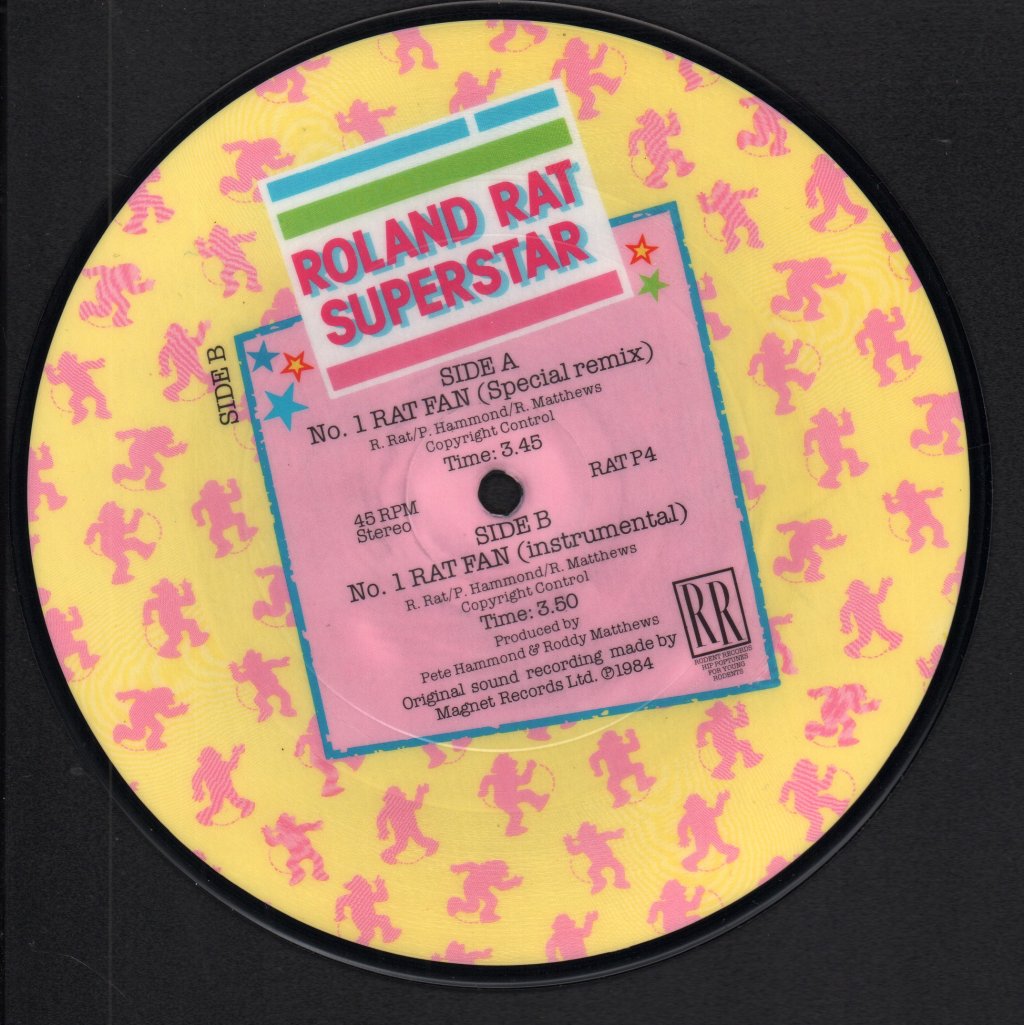 Roland Rat Superstar - No.1 Rat Fan - 7 Inch