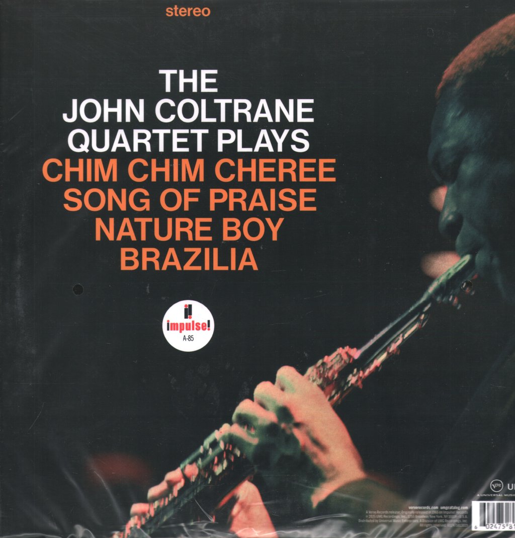 John Coltrane Quartet - John Coltrane Quartet Plays - Lp