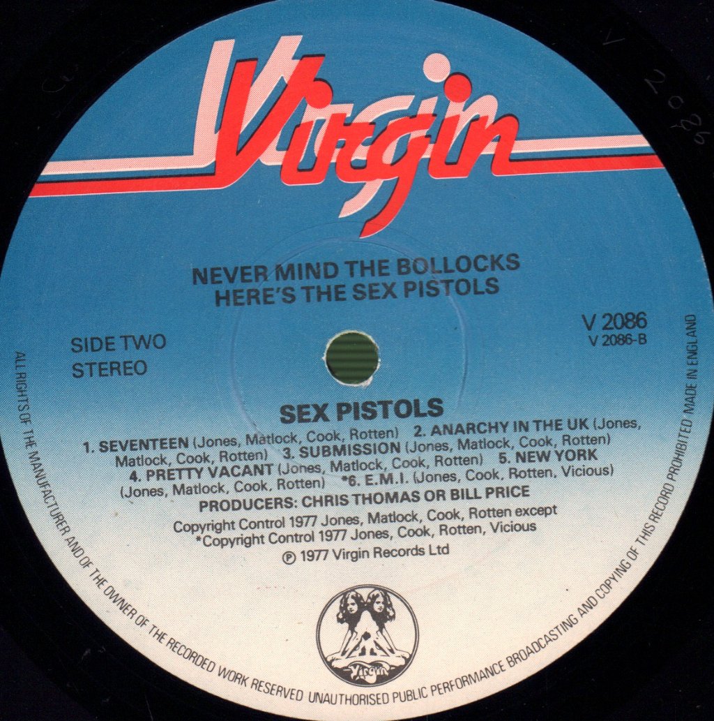 Sex Pistols - Never Mind The Bollocks - Lp