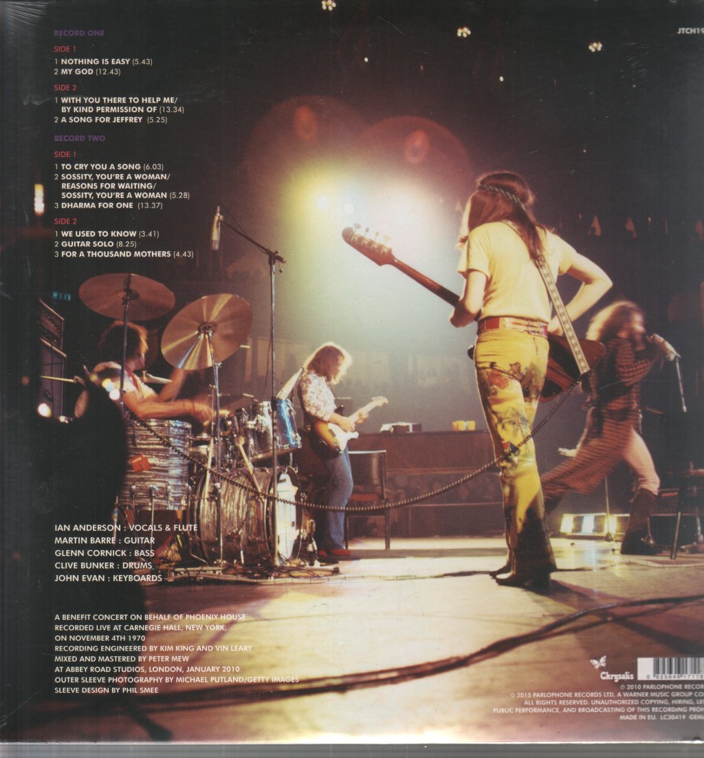 Jethro Tull - Live At Carnegie Hall 1970 - Double Lp