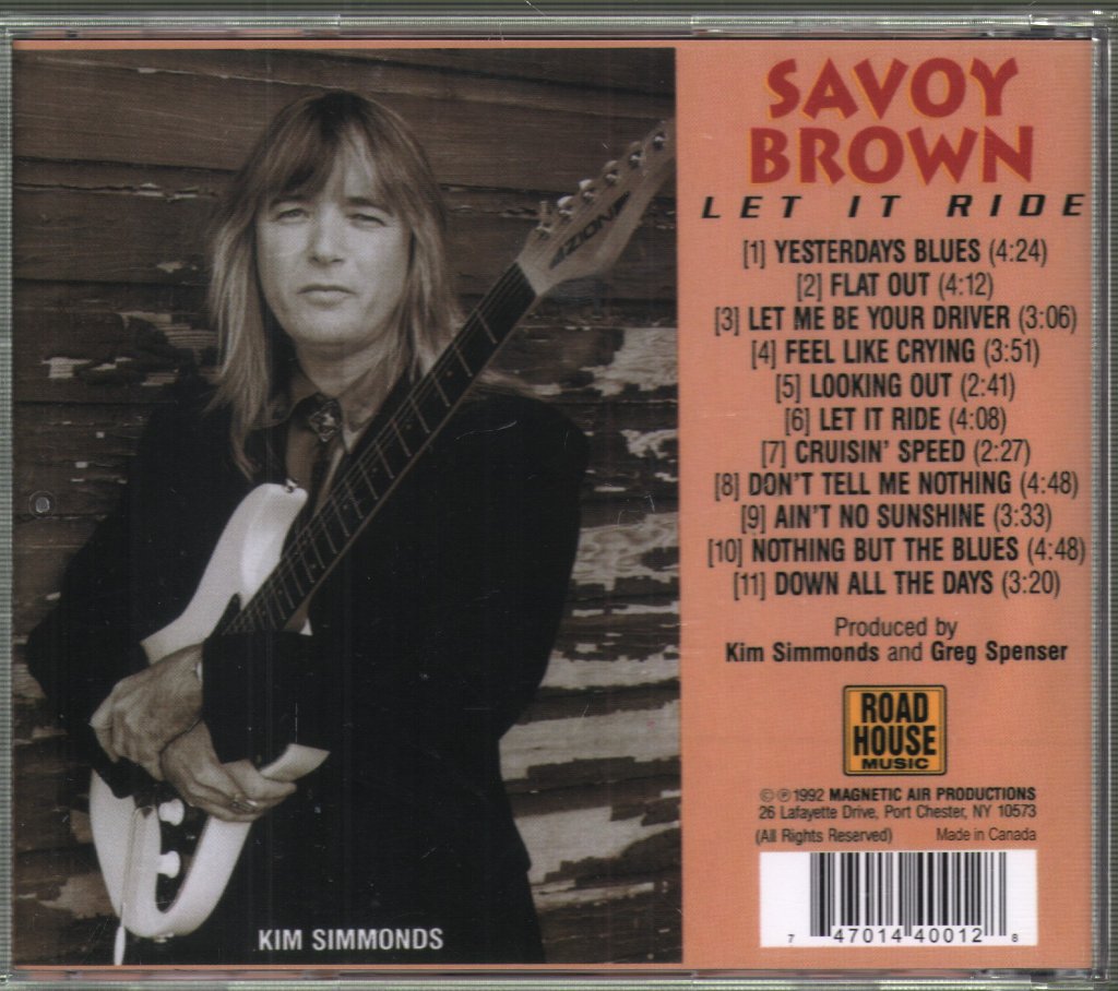 Savoy Brown - Let It Ride - Cd