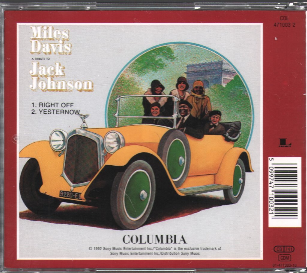 Miles Davis - A Tribute To Jack Johnson - Cd
