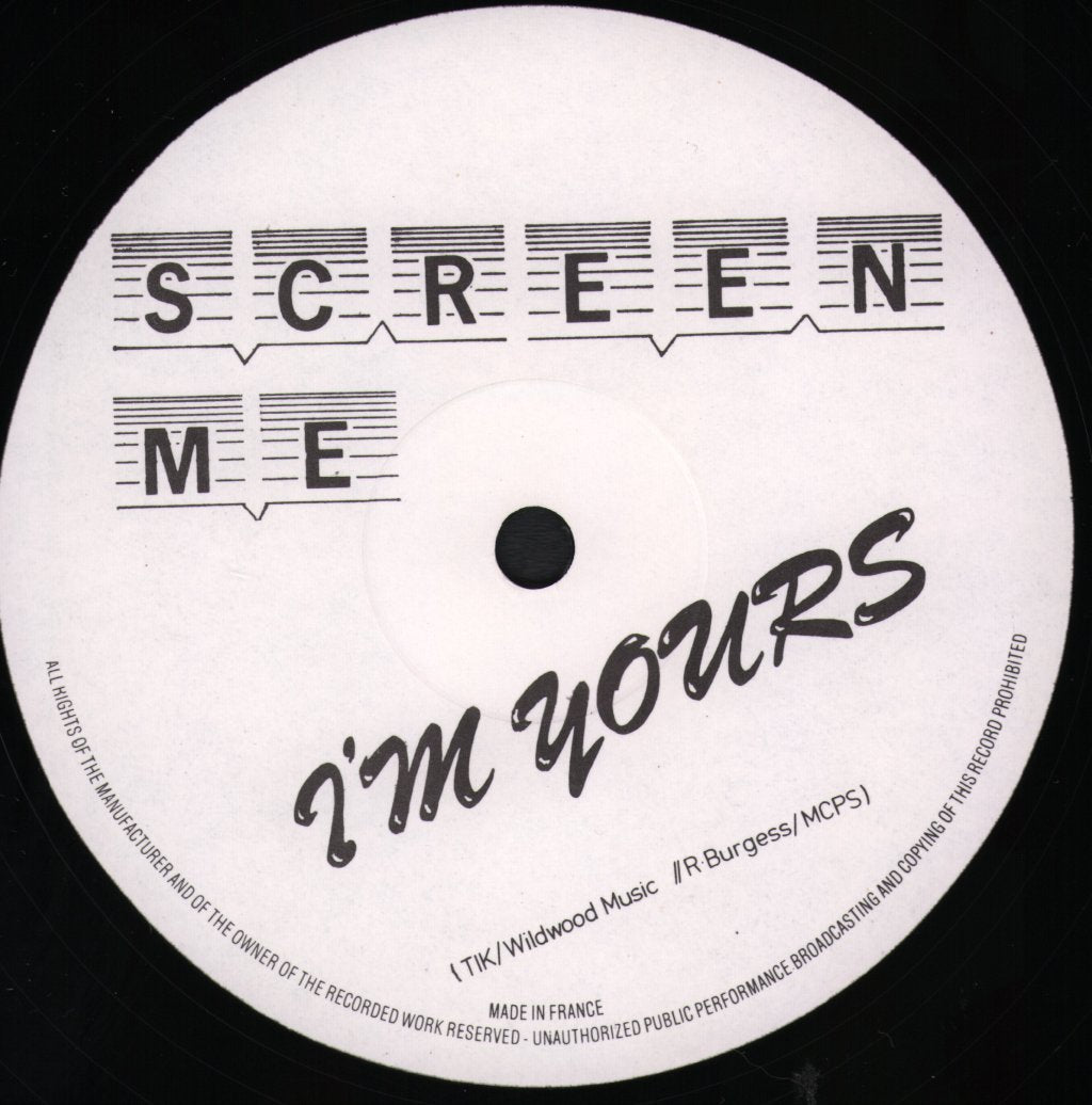 Tik And Tok - Screen Me - 12 Inch