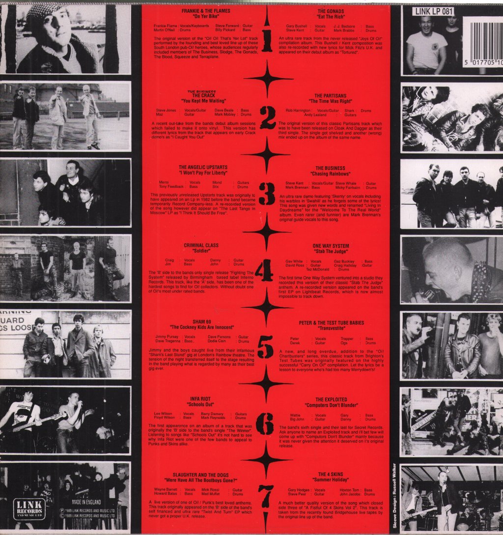 Various Artists - Oi! Chartbusters Volume 5 - Lp