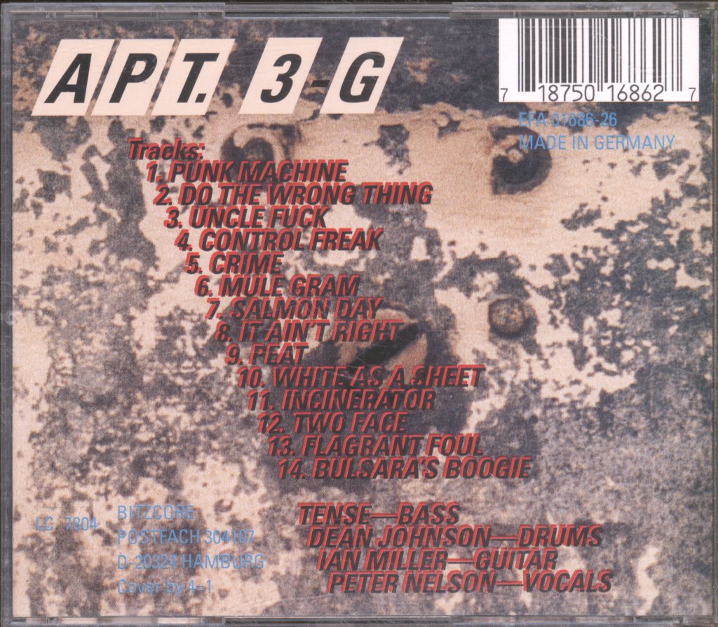 Apartment 3G - Punk Machine - Cd