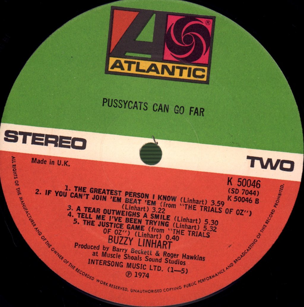 Buzzy Linhart - Pussycats Can Go Far - Lp