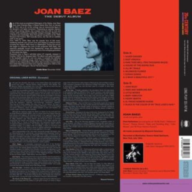 Joan Baez - Debut Album - Lp