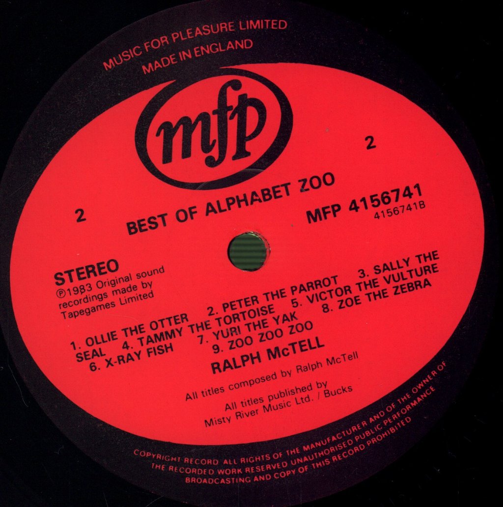 Ralph McTell - Best Of Alphabet Zoo - Lp