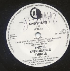 Those Disposable Things - Awaydays - 7 Inch