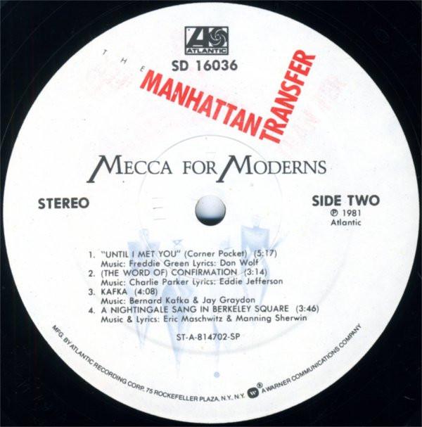 Manhattan Transfer - Mecca For Moderns - Lp