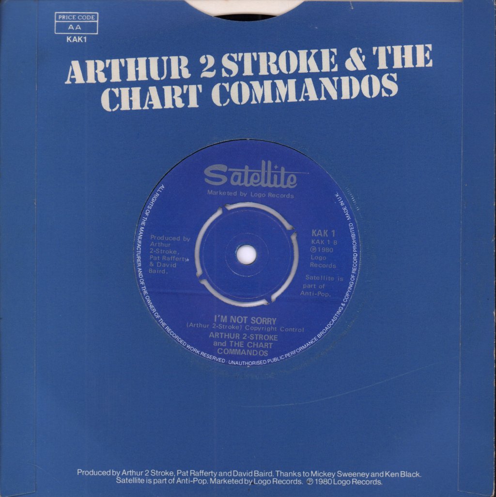 Arthur 2 Stroke And The Chart Commandos - Who Who Song - 7 Inch