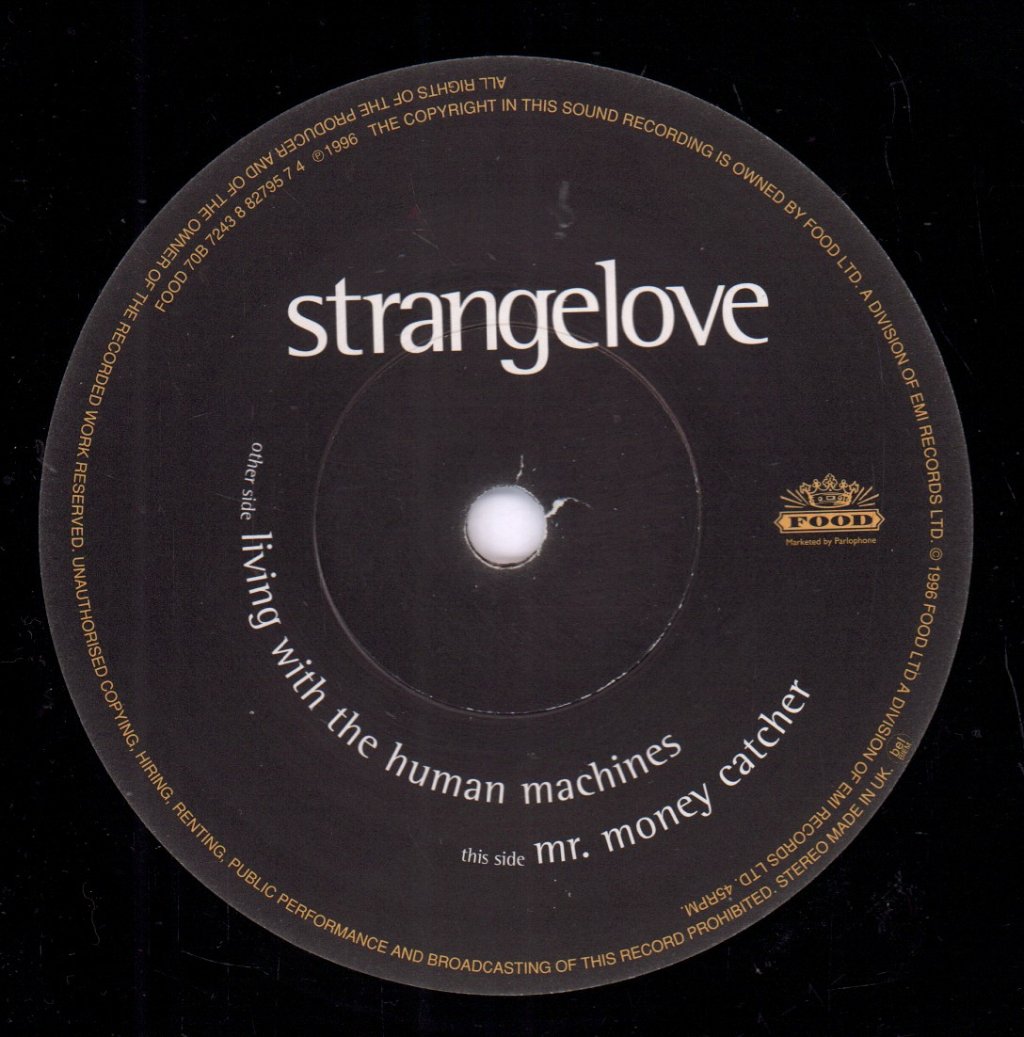 Strangelove - Living With The Human Machines - 7 Inch