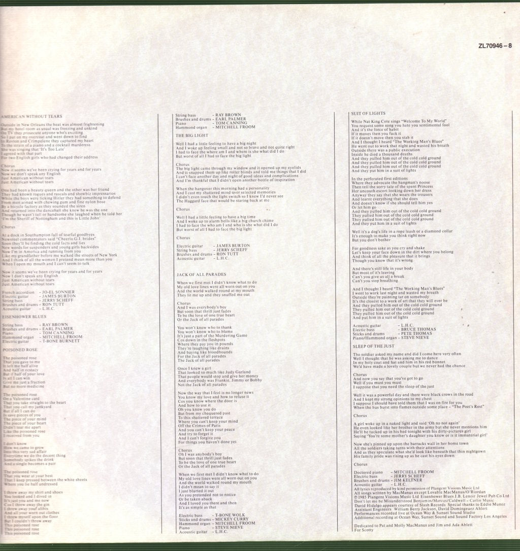 Elvis Costello - King Of America - Lp