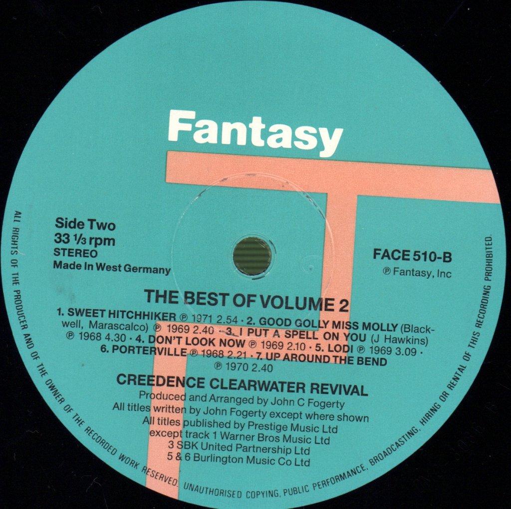Creedence Clearwater Revival - Best Of Vol 2 - Lp