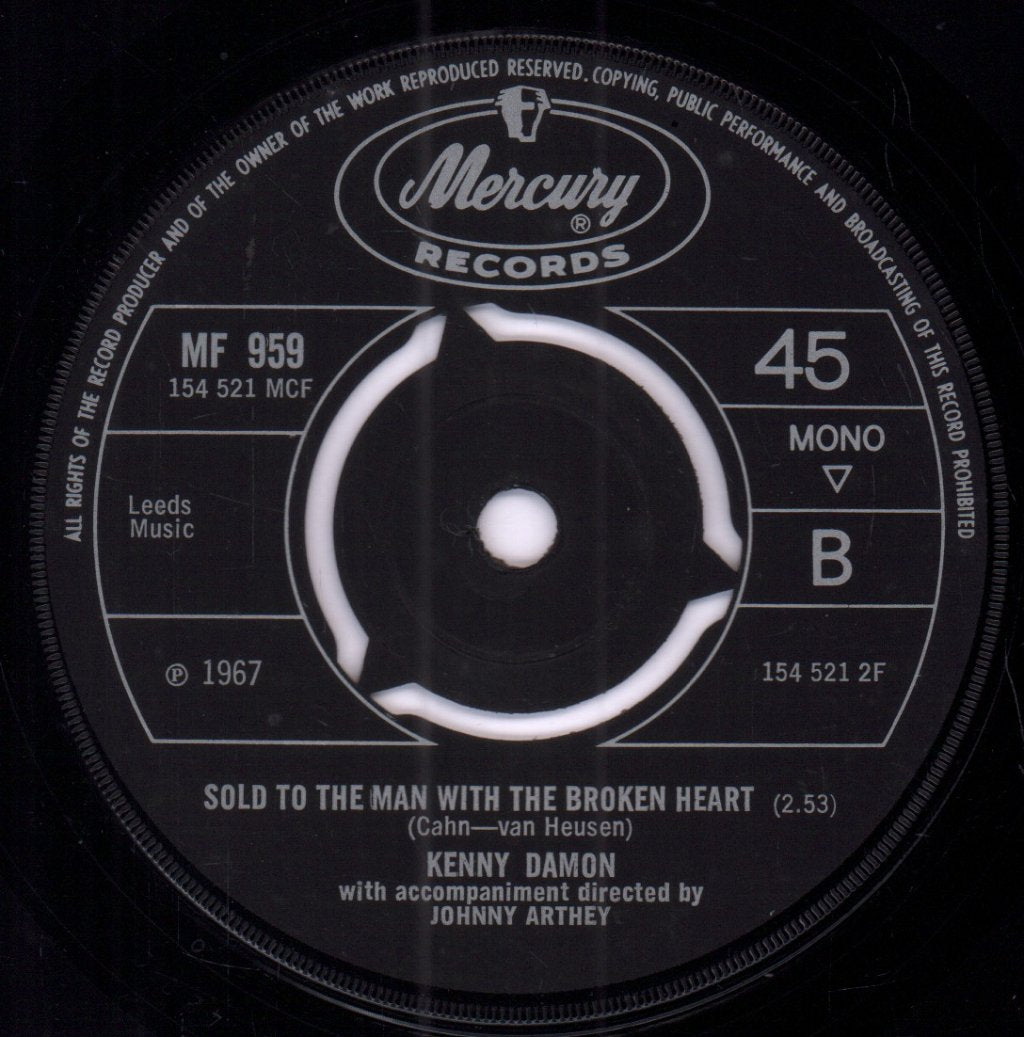 Kenny Damon - Only Your Love - 7 Inch