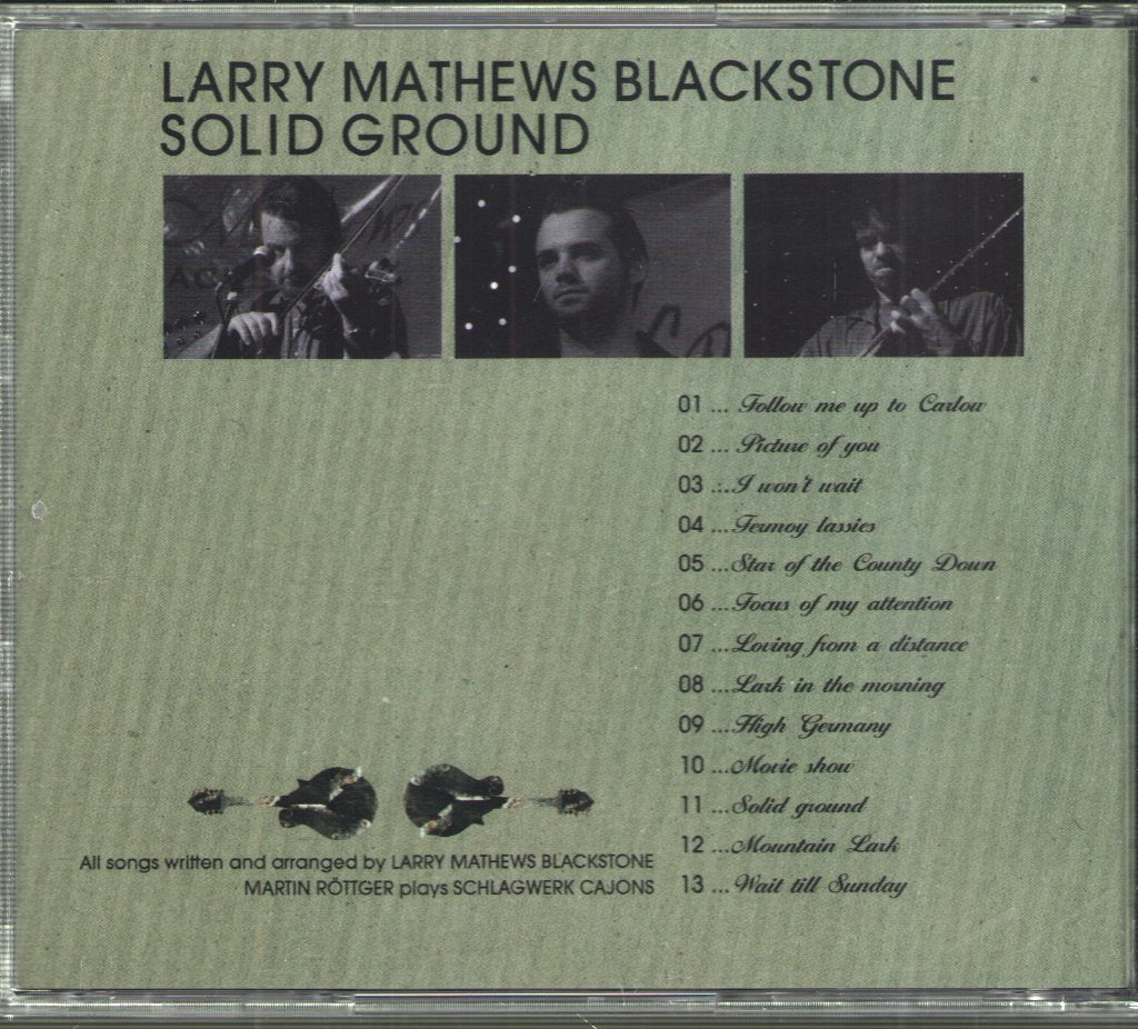 Larry Mathews Blackstone - Solid Ground - Cd