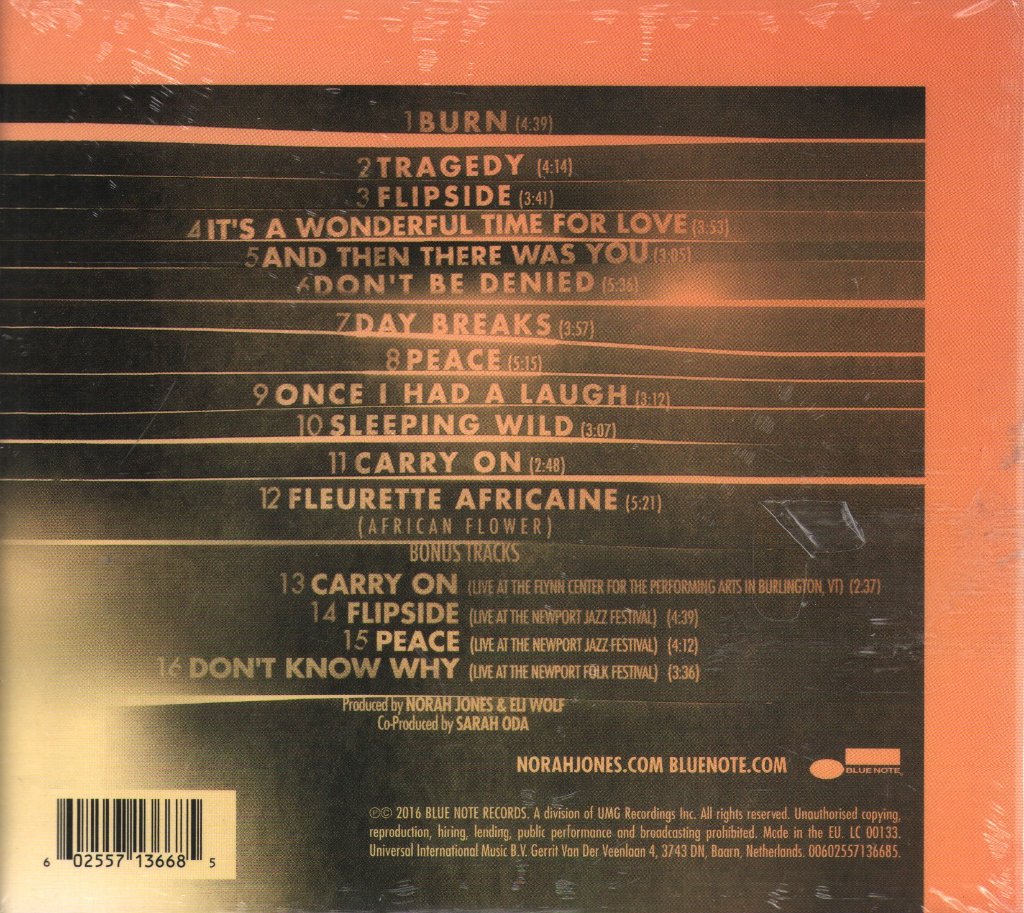 Norah Jones - Day Breaks - Cd