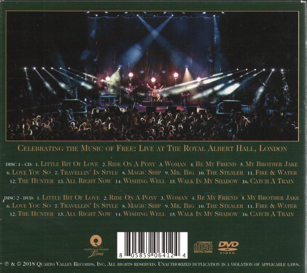 Paul Rodgers - Free Spirit - Cd Set