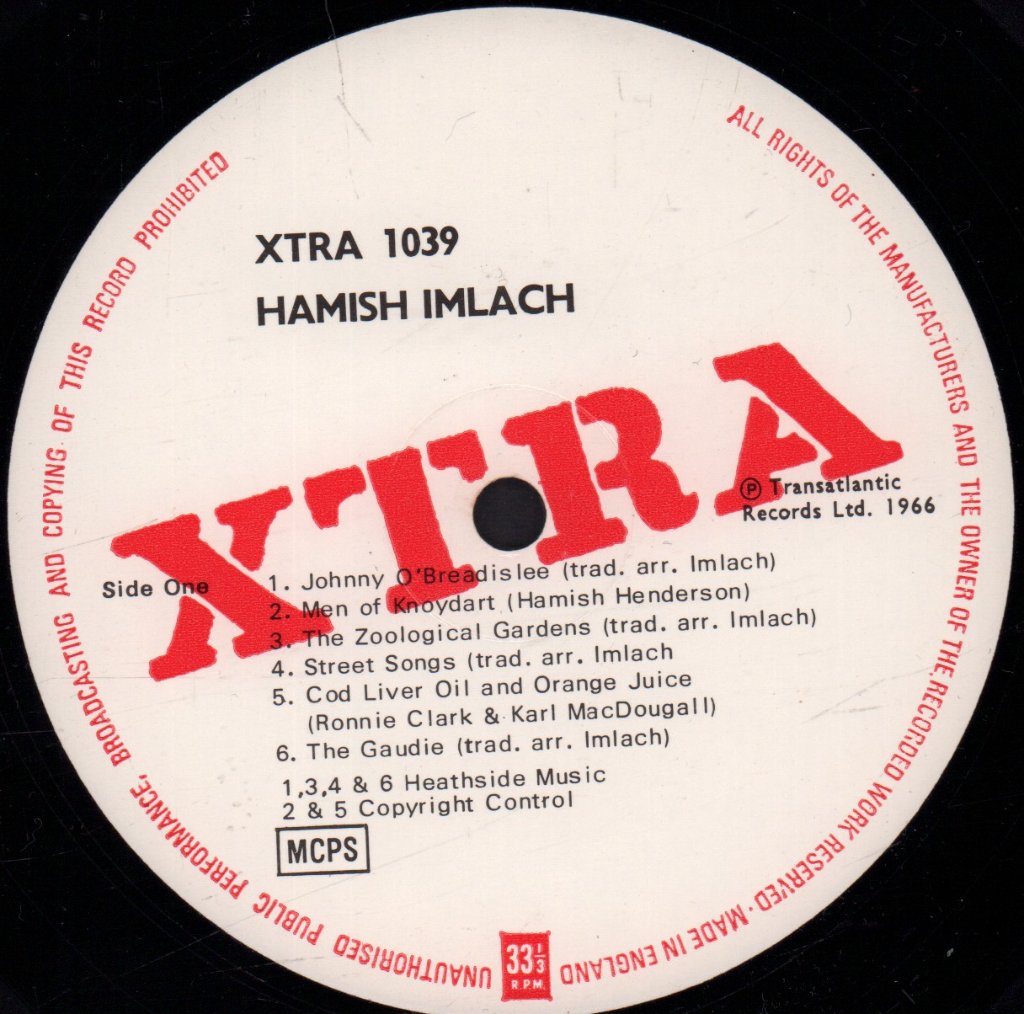 Hamish Imlach - Hamish Imlach - Lp