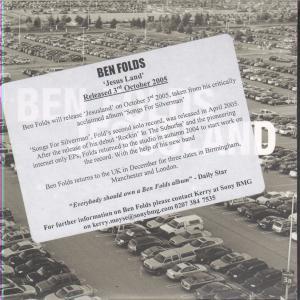 Ben Folds - Jesusland - Cd