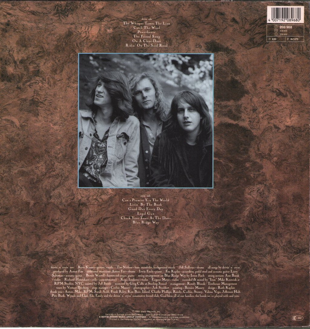 Drivin' N Cryin' - Whisper Tames The Lion - Lp