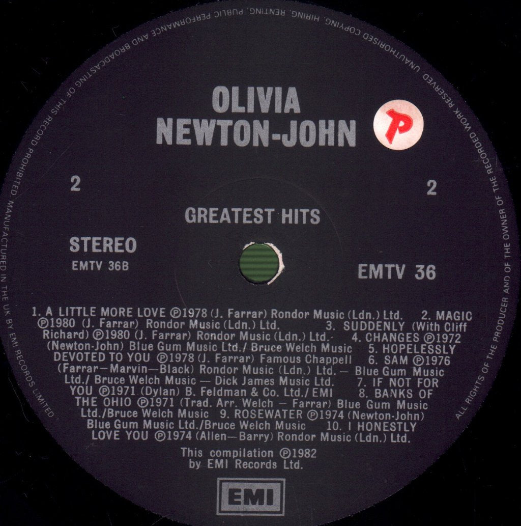 Olivia Newton John - Greatest Hits - Lp