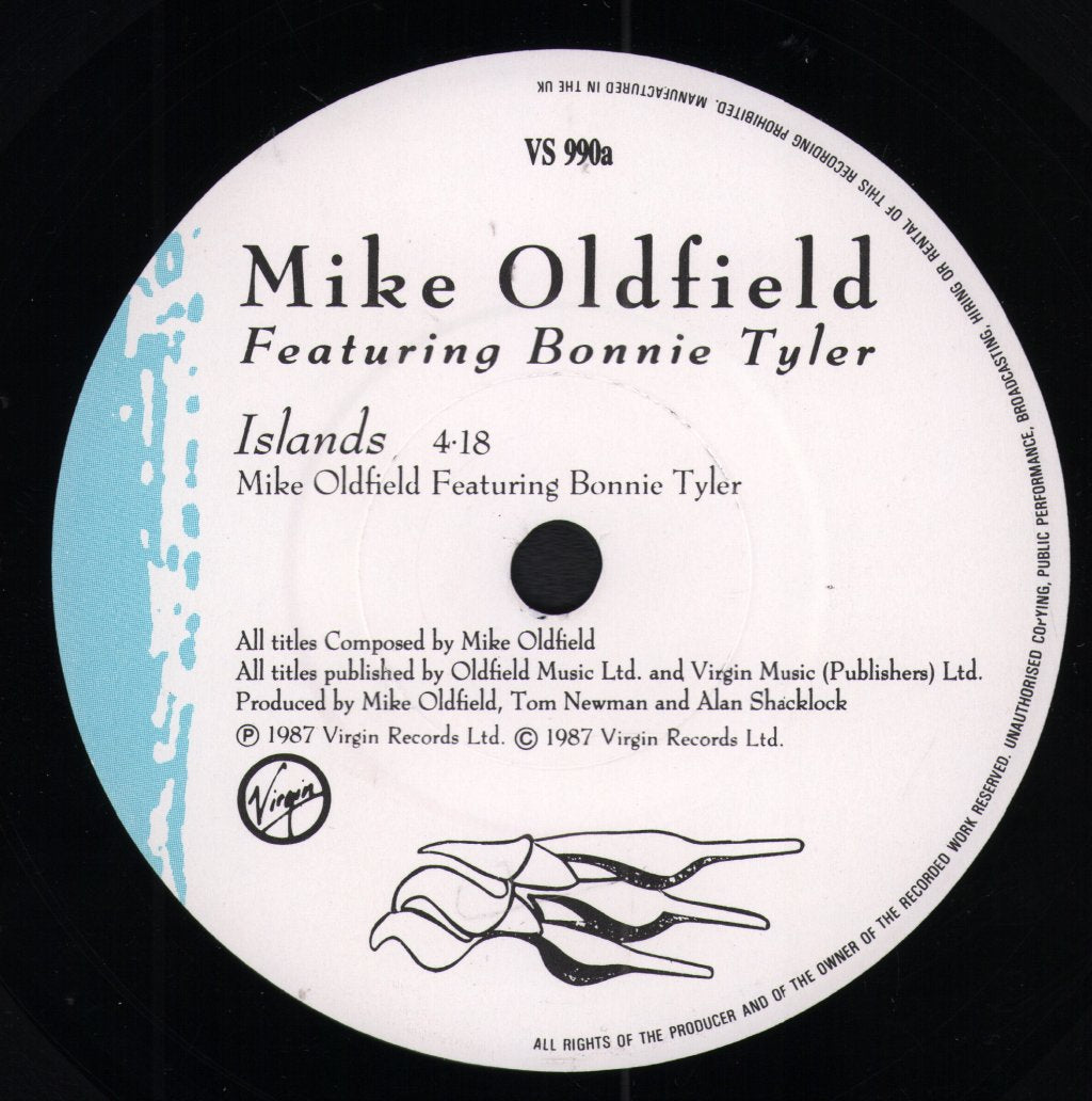 Mike Oldfield Featuring Bonnie Tyler - Islands - 7 Inch