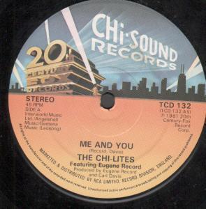 Chi-Lites - Me And You - 12 Inch