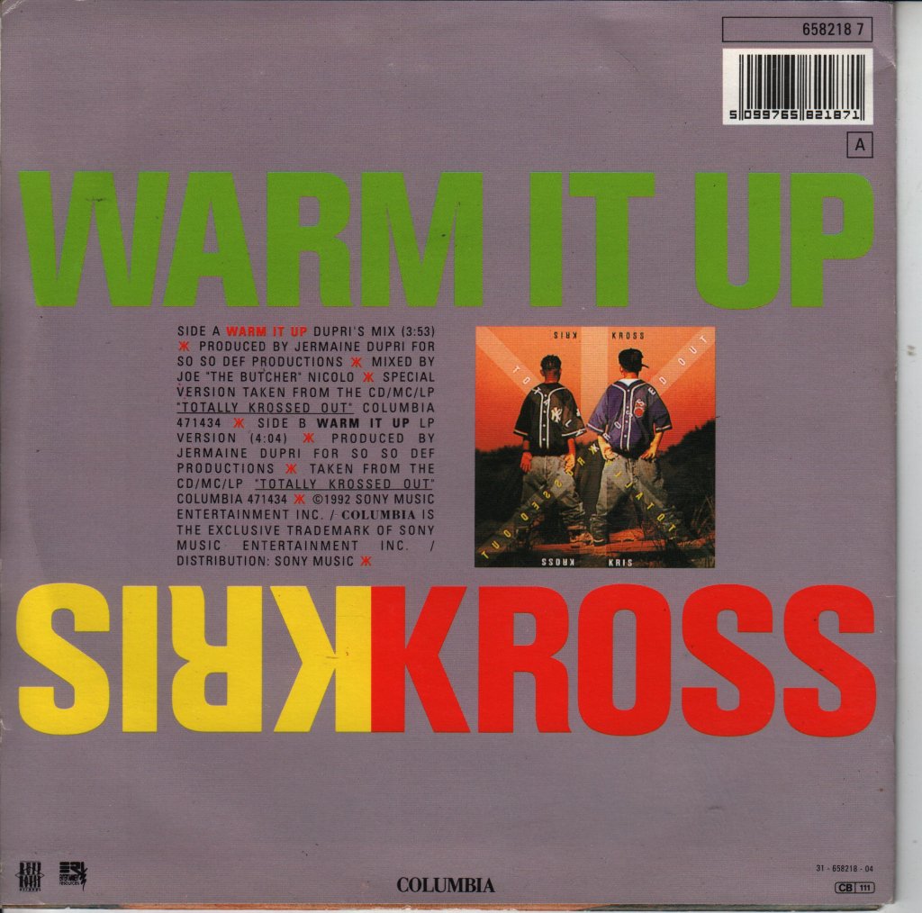 Kris Kross - Warm It Up - 7 Inch