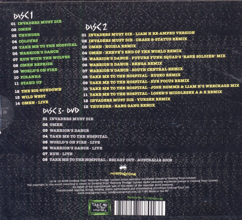 Prodigy - Invaders Must Die - Cd Set