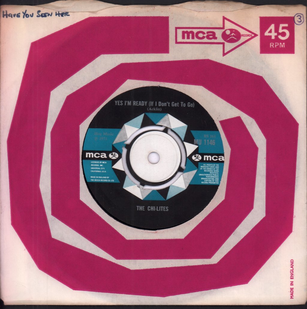 Chi-Lites - Have You Seen Her - 7 Inch