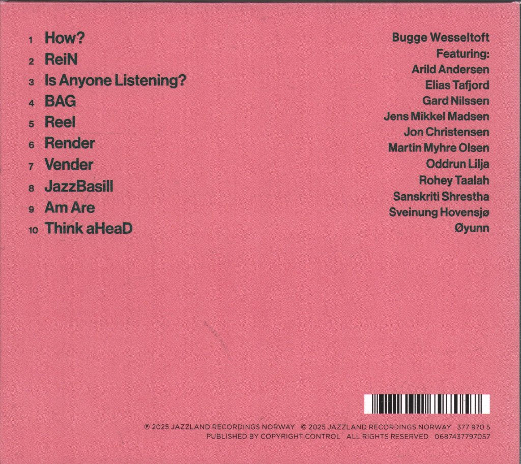 Bugge Wesseltoft - Am Are - Cd