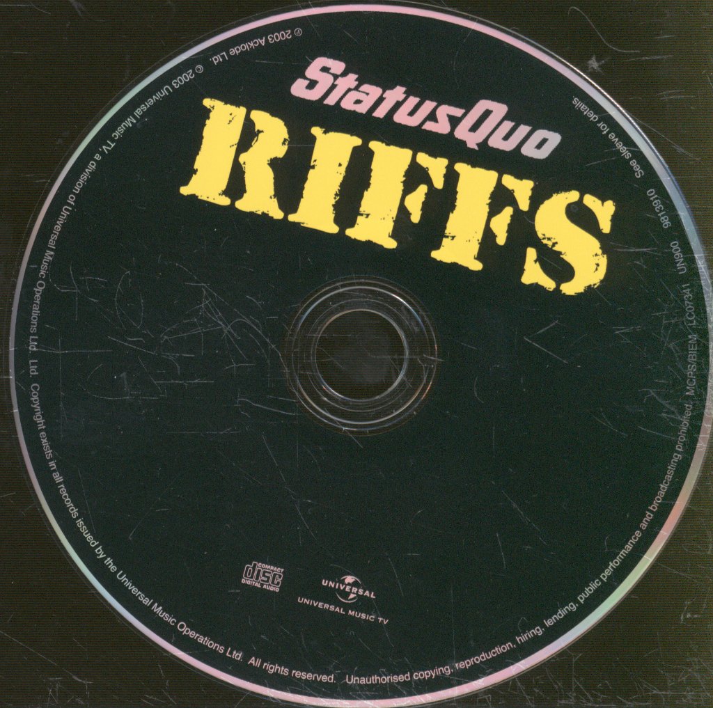 Status Quo - Riffs - Cd