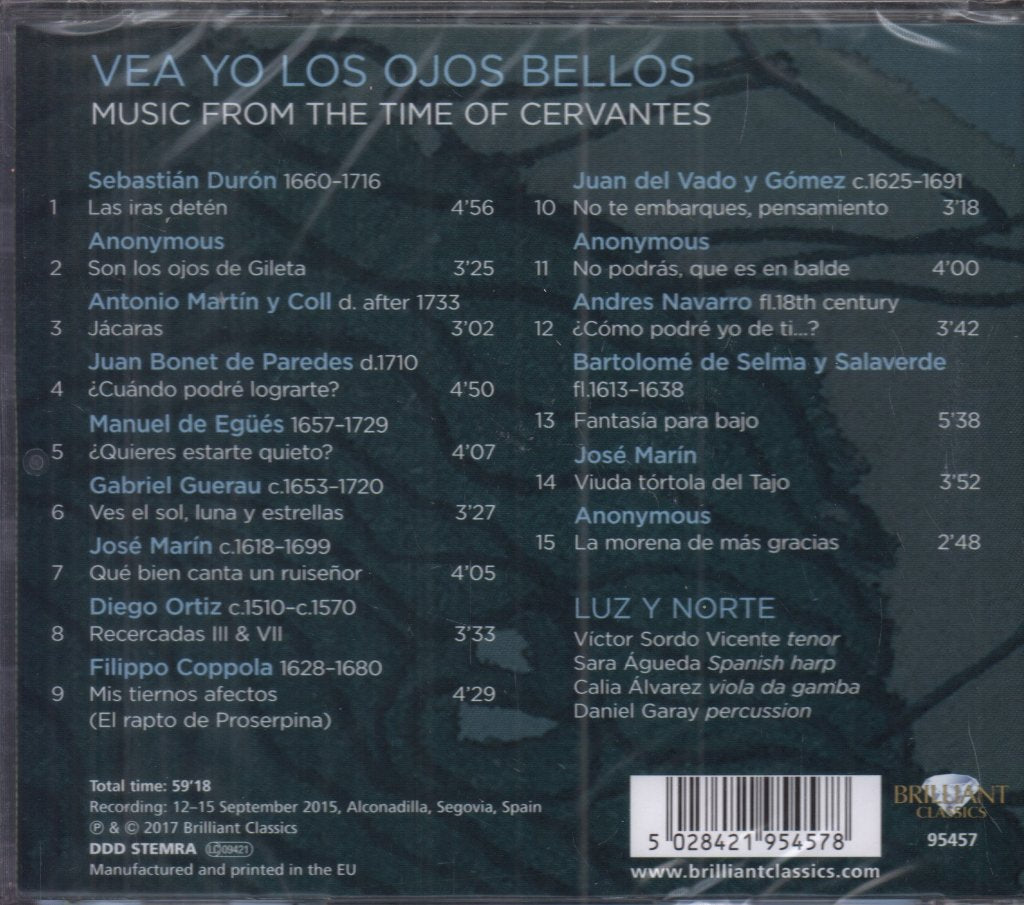 luz y norte - vea yo los ojos bellos - Cd