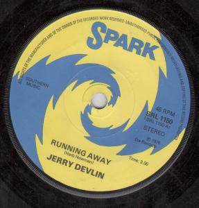 Jerry Devlin - Running Away - 7 Inch