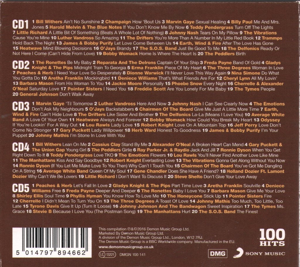 Various Artists - 100 Hits Ultimate Soul - Cd Set
