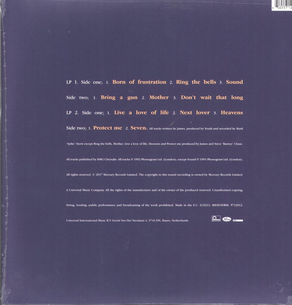 James - Seven - Double Lp