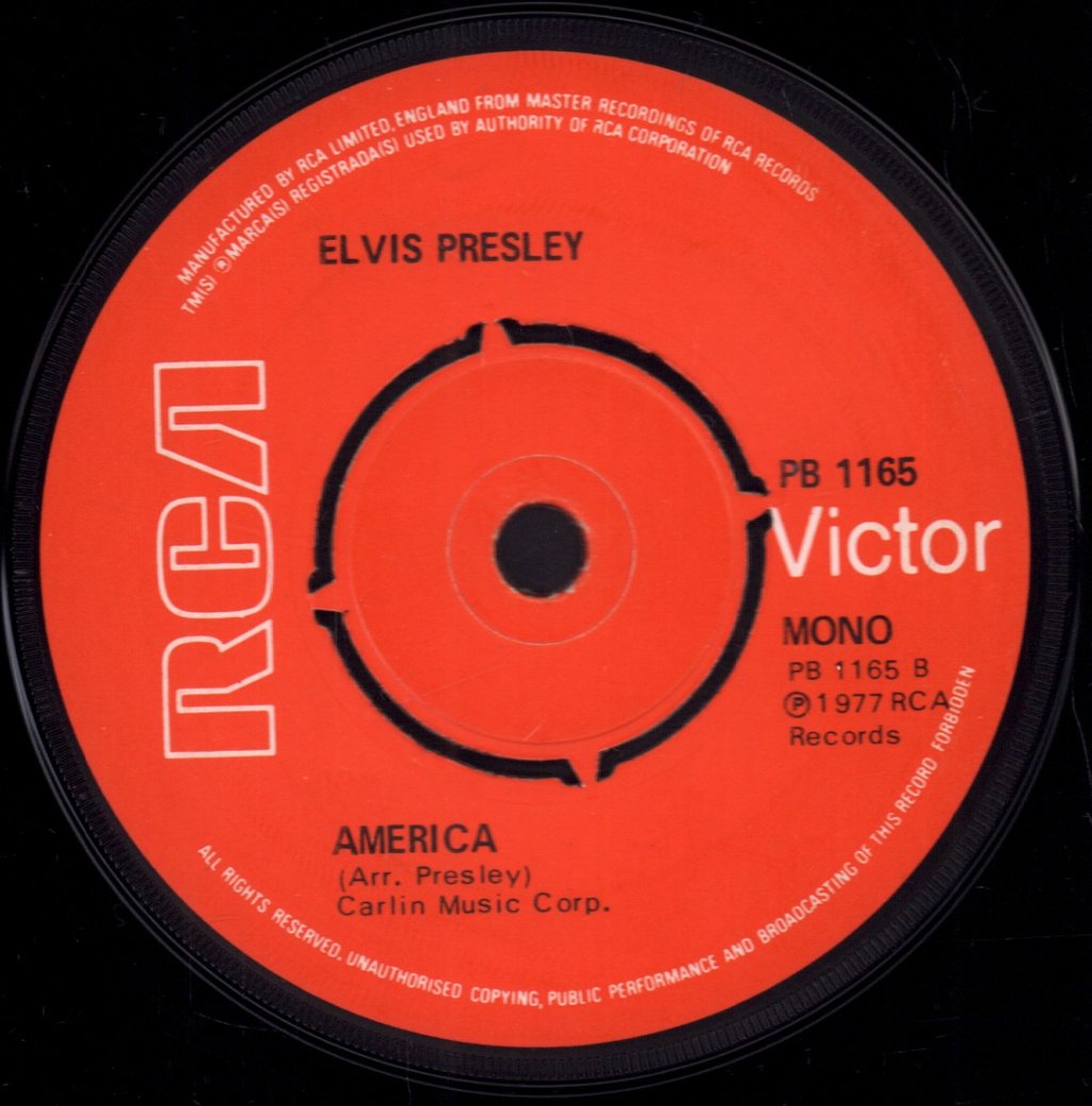 Elvis Presley - My Way - 7 Inch