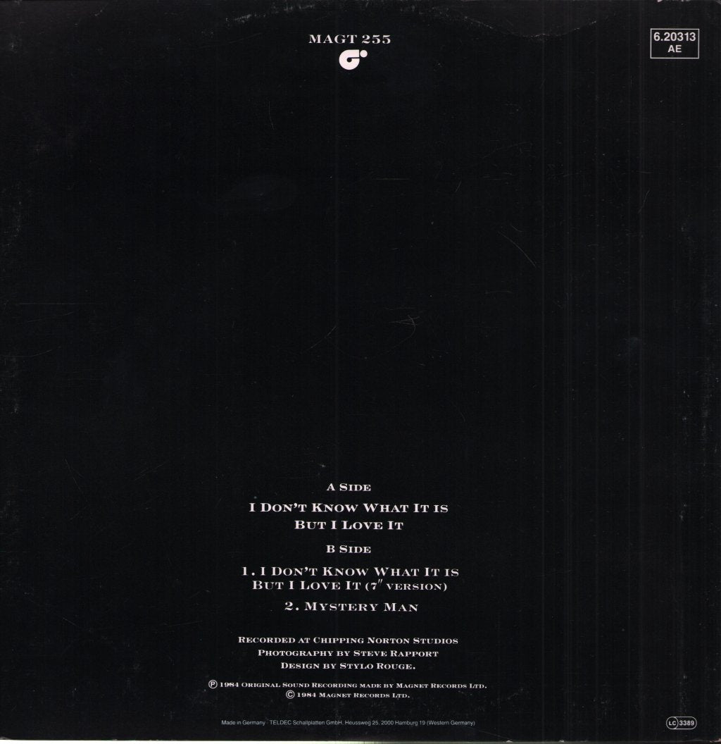 Chris Rea - I Don't Know What It Is (But I Love It) (Extended Version) - 12 Inch