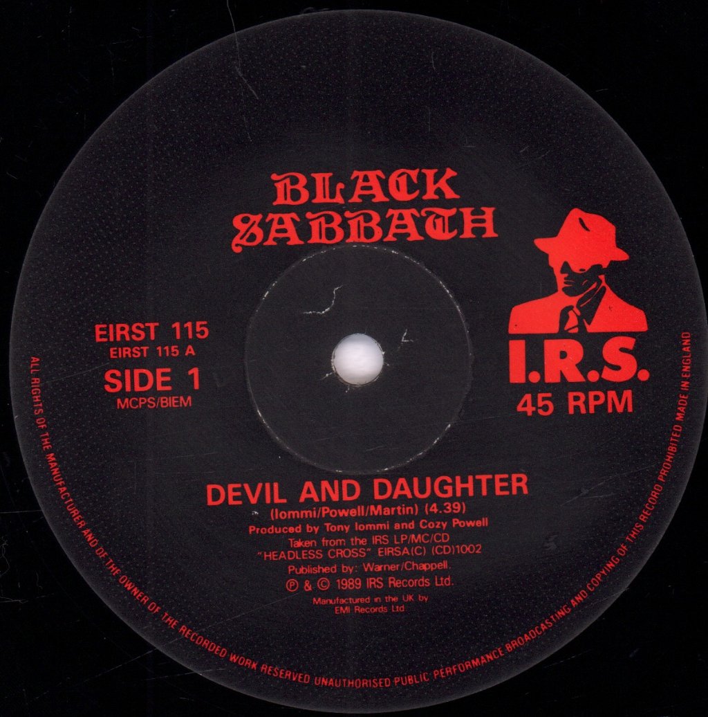 Black Sabbath - Devil And Daughter - 12 Inch