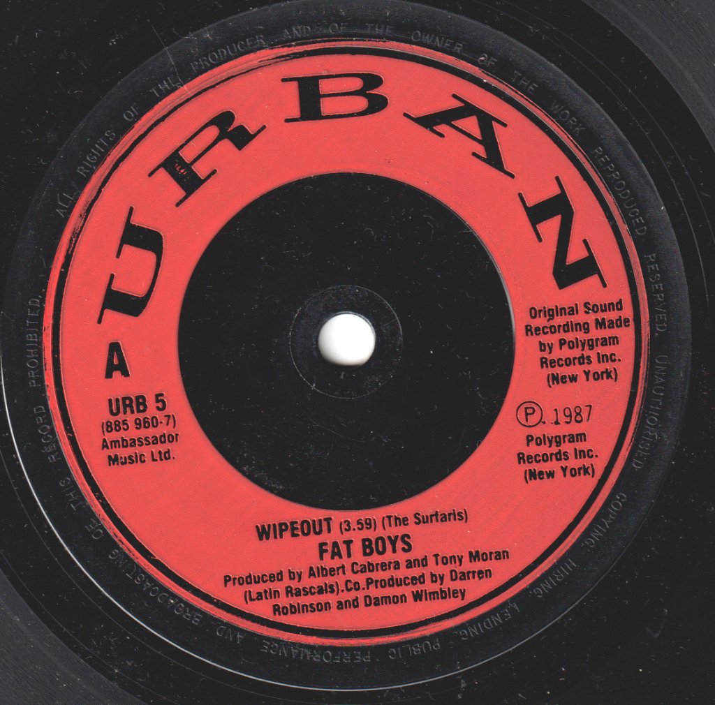 Fat Boys And The Beach Boys - Wipeout - 7 Inch