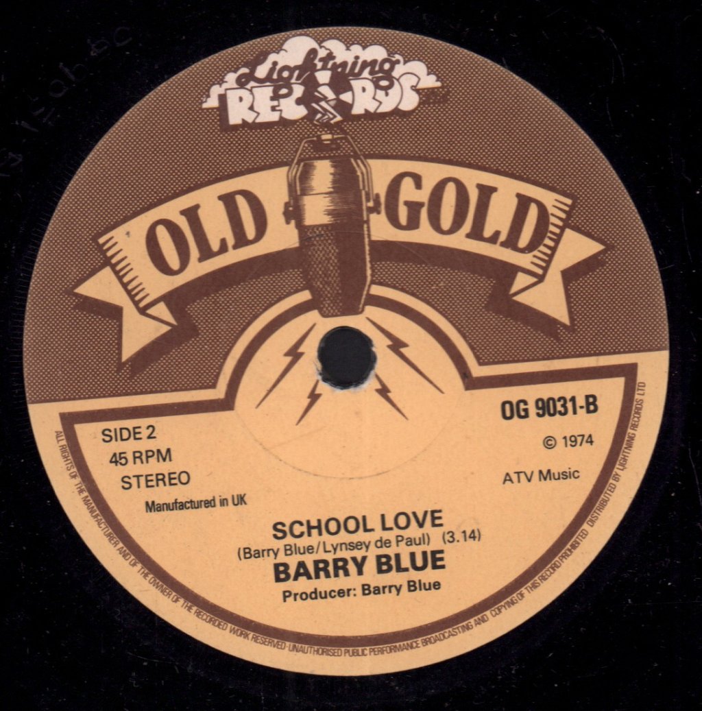 Barry Blue - Dancin' On A Saturday Night - 7 Inch