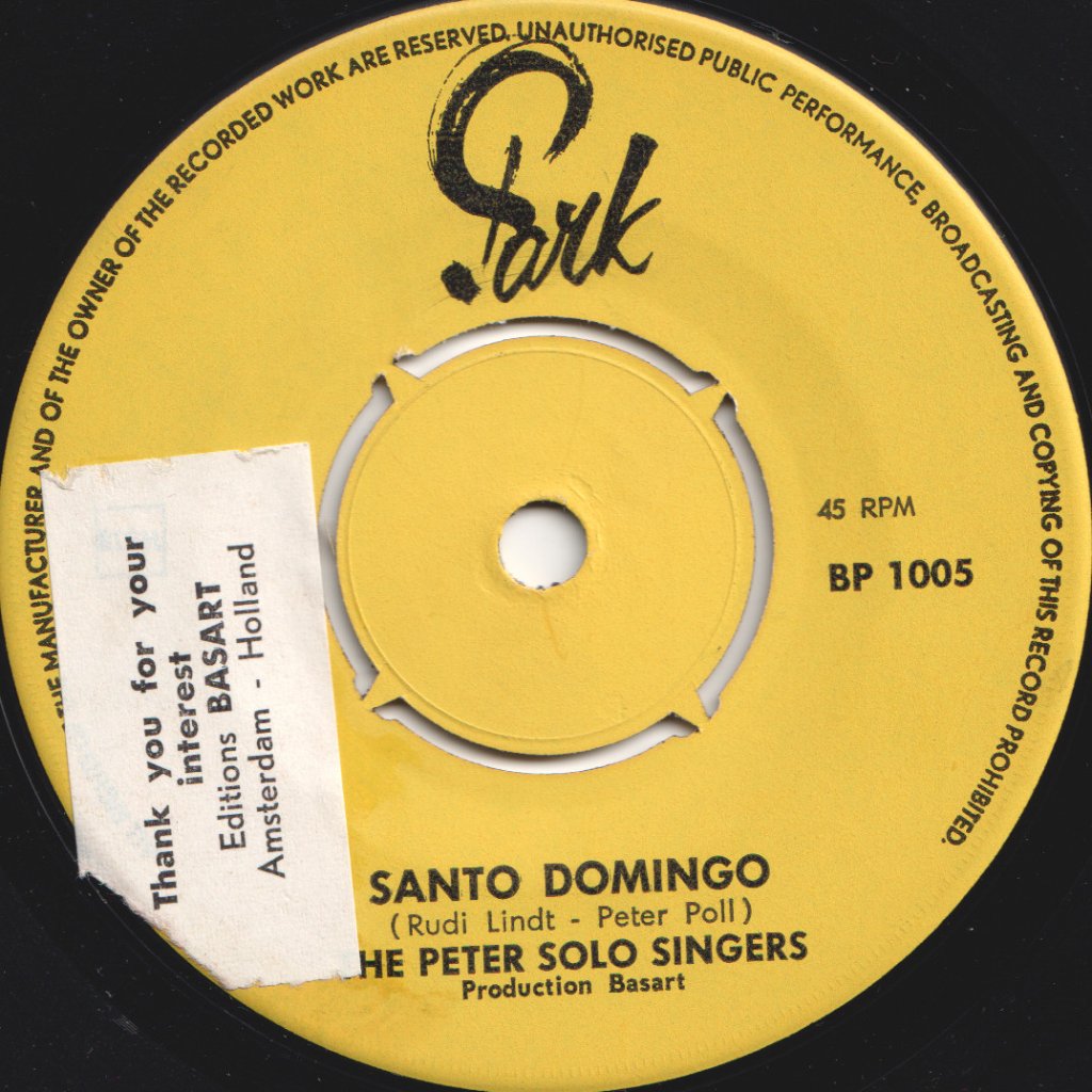 Peter Solo Singers - Santo Domingo - 7 Inch