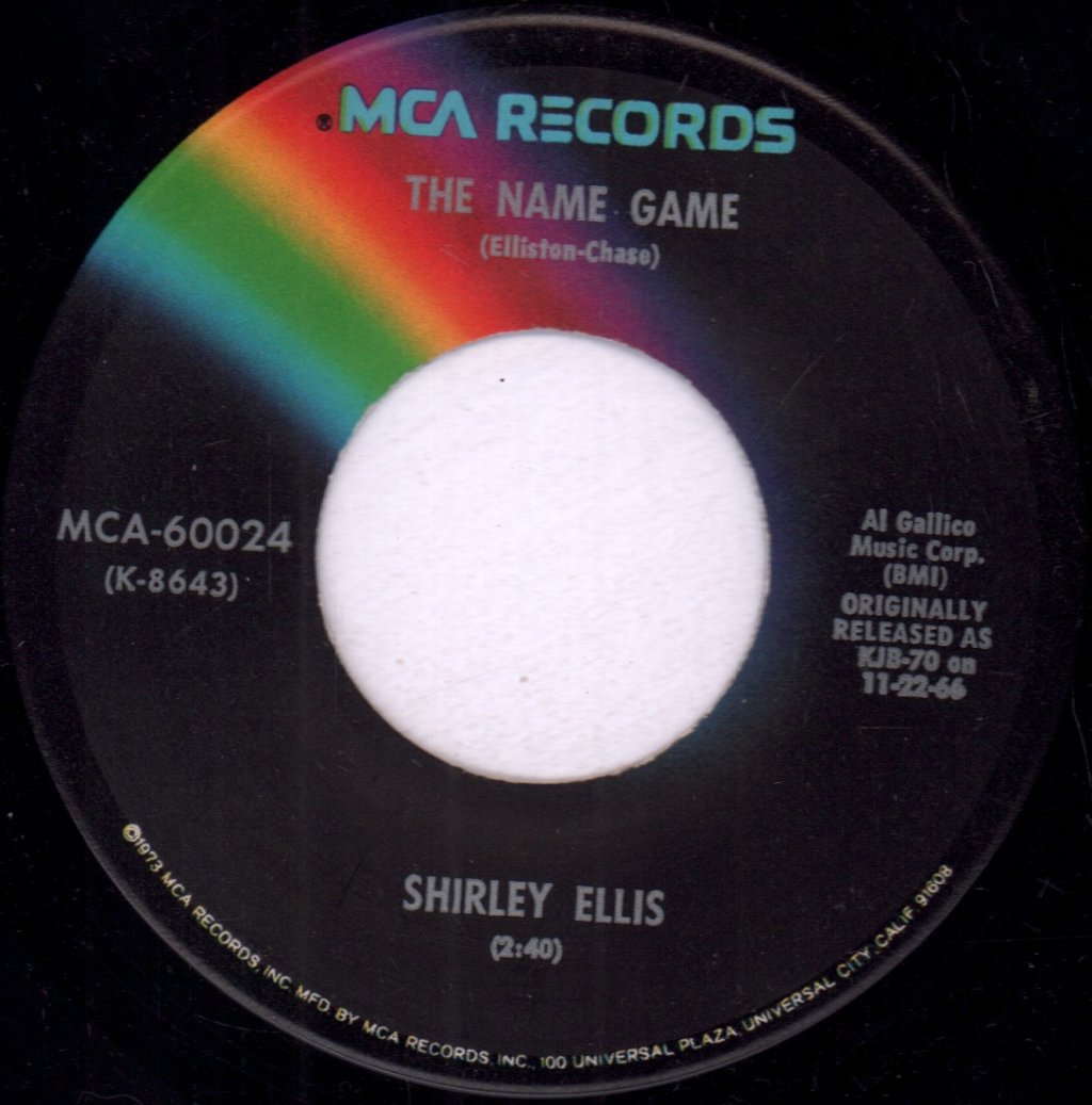Shirley Ellis - Nitty Gritty - 7 Inch